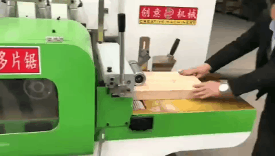 方木多片鋸采用上下軸多片鋸，速度快，超薄鋸片，出材率高達(dá)90%以上。