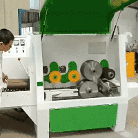 200圓木多片鋸長短木都能鋸，速度快，效率高