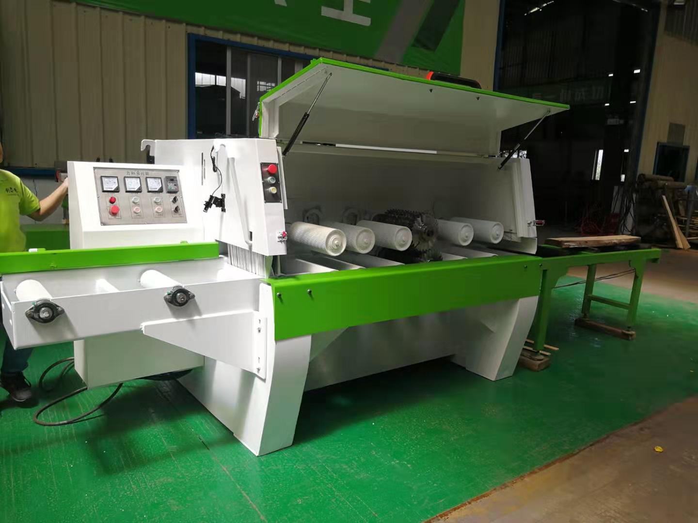 重型方木多片鋸智能調(diào)速，送料順暢,鋸銷均勻、順暢